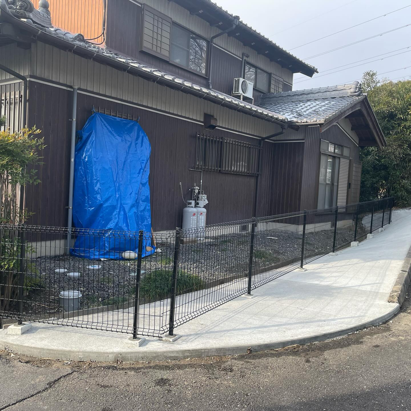 岐阜県輪之内で、お庭のリフォームをお手伝いさせていただきまし...